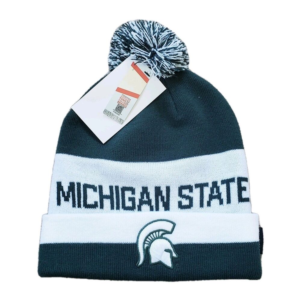 Nike Michigan State Spartans Pro Green Adult GameDay Beanie NCAA Sideline